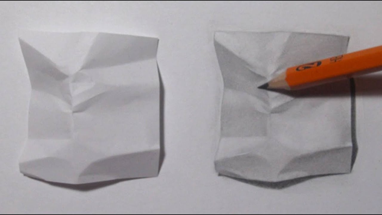 Realism Challenge 1 Crumpled Paper YouTube