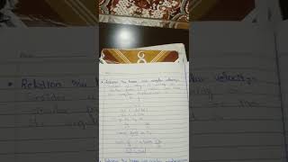 #notes of chapter 4 class 11 physics relation b/w linear and angular velocity