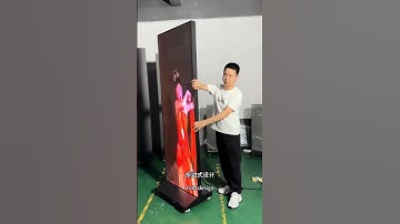 LED display LED poster screen Smart folding poster screen size can be spliced at will and folded