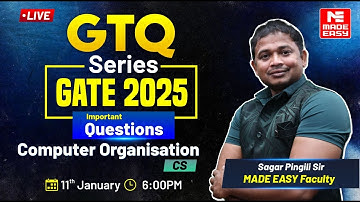 GTQ Series | GATE 2025 | Computer Organisation | CS | MADE EASY