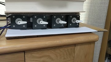 The Entertainer (by Scott Joplin) arrangement on 4 stepper motors