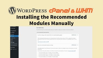 INSTALLING Recommended WordPress Modules on cPanel Manually Tutorial 2021 | Robot2Guides