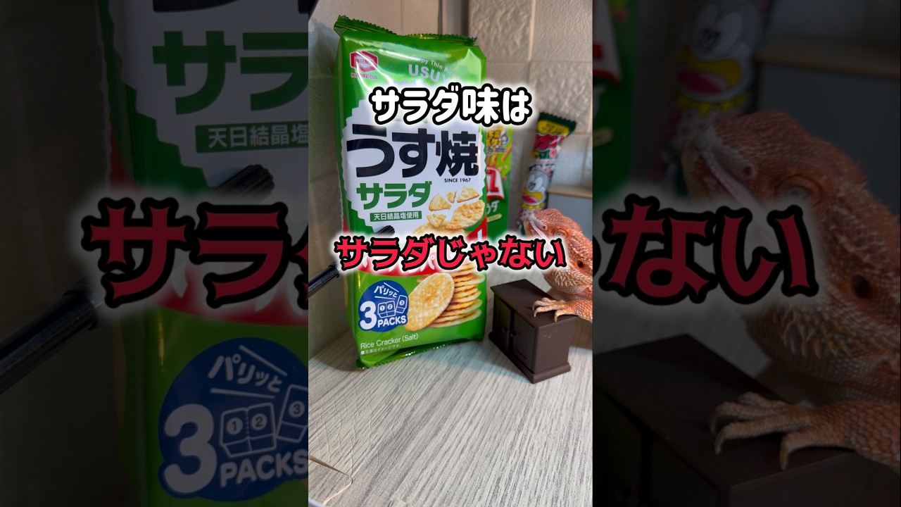 【豆知識】サラダ味はサラダじゃありません