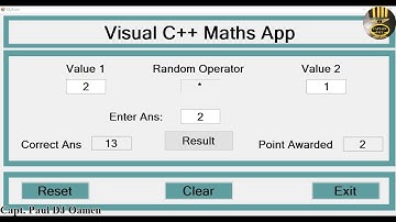 How to Create a Maths App in Visual C++ with Audio and Text To Speech - Full Tutorial