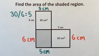 Finding the Area of a Shaded Region