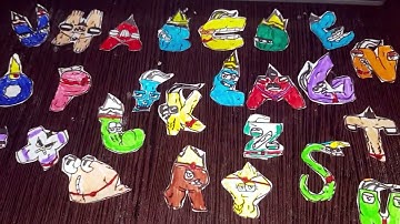 Alphabet Lore (A-Z...) - Coloring Pages Alphabet Lore DRAWING and COLORING Humanized Alphabet Lore