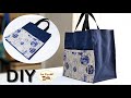 Easy DIY! Wide Tote Bag | Shopping Bag