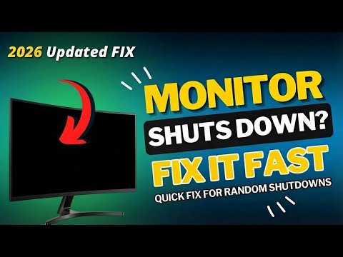 How To Fix PC Monitor Turns Off After a Few Minutes Randomly