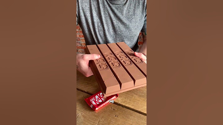 Giant KitKat Chocolate Bar | ASMR