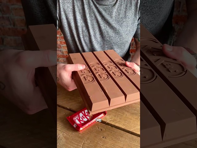 Giant KitKat Chocolate Bar | ASMR class=