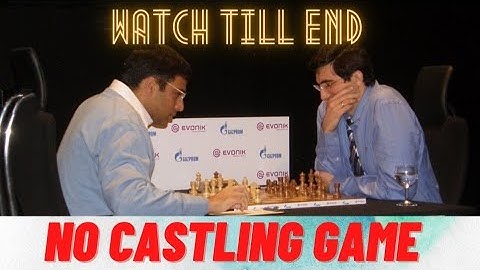 Viswanathan Anand and Vladimir Kramnik  No-Castling Chess World Masters in Dortmund | Watch Till End