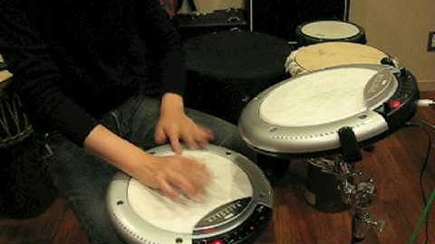 Two WAVEDRUM (WD-X) demo B