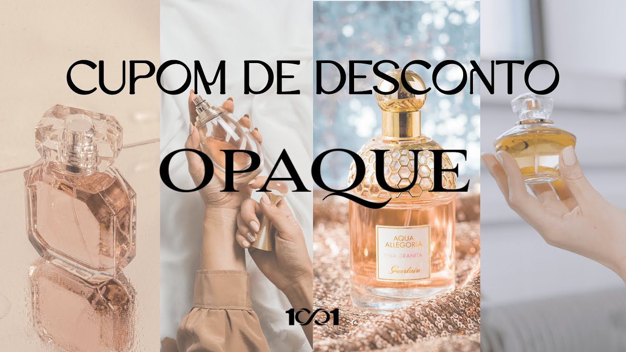 Cupom de DESCONTO Opaque ✨ Cupom promocional Opaque 10% OFF primeira compra Válidos e testados 2026
