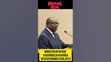 Minisitiri W Intebe Agiye Gutangaza Gahunda Ya Guverinoma 2024 2029 
