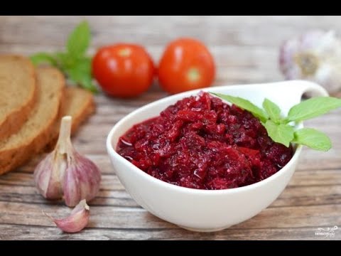 Borscht for winter with cabbage