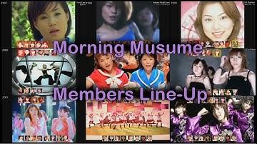 [1997-2004/Morning Musume] - Members Line-Up