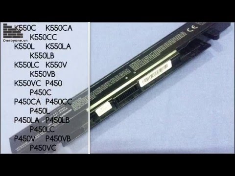 Video PIN ASUS P550LDV (Www.Onebyone.vn) - Laptop Battery... - youtube