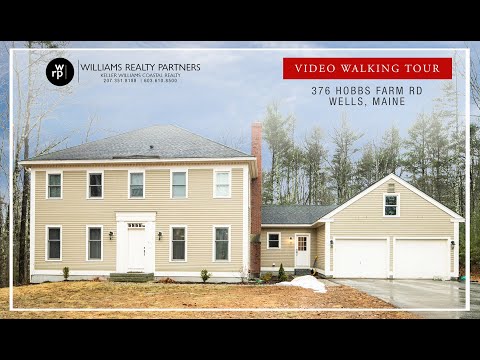 376 Hobbs Farm Rd, Wells, ME home video tour