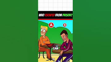 Who Escaped from Prison? 🚔 | #riddleoftheday #enigmachallenge #riddleexperts #puzzlegames #enigma