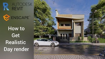 Enscape Tutorial Hindi | Realistic Day Render in Enscape | Model in Revit