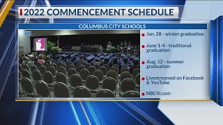 Columbus City Schools announces 2022 graduation schedule, adds winter ceremony