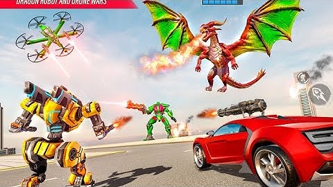 Drone Robot Car Transforming Game– Car Robot Games devbuz Gameplay Latest Update