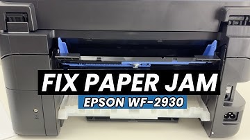 How to Fix a Paper Jam on the Epson WF-2930 printer