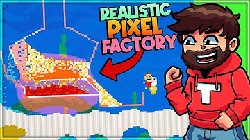 I Used CHEMICAL REACTIONS to Build a REALISTIC Pixel Factory in Atomcraft!