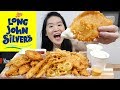 LONG JOHN SILVER'S Seafood Feast! Fish N Chips, Fried Chicken, Calamari & Shrimp Eating Show Mukbang