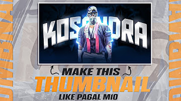 MAKE THUMBNAIL LIKE @PagalM10 | RAM GFX