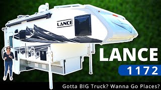Lance 1172 Truck Camper... for Dually trucks like F350, F450, F550 and GM 3500, 4500, or 5500