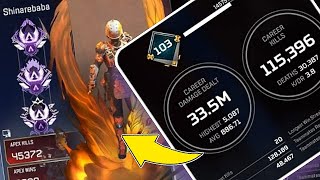 115K KILLS LIFETIME + 5 APEX HEIRLOOMS APEX LEGENDS ACCOUNT FOR SALE! Resimi