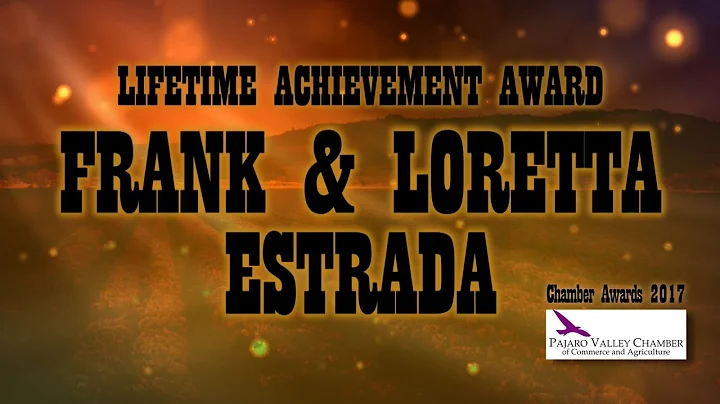 Pajaro Valley Chamber Awards - Lifetime Achievemen...