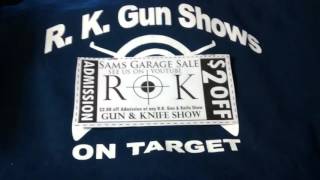 RK Gun Show Topeka Kansas April 16,17, 2016