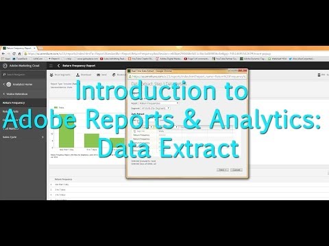 [Tutorial] Adobe Analytics - Data Extract