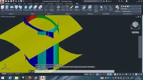 Surface sculpt command  autocad 2020 in hindi