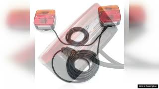 Pre Wired Trailer Van Rear Towing Light Board Lights Lamps + 7.5m Review