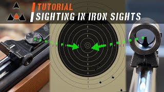 Sighting In Airguns with Iron Sights by airgunsofarizona 5,592 views 4 months ago 6 minutes, 19 seconds