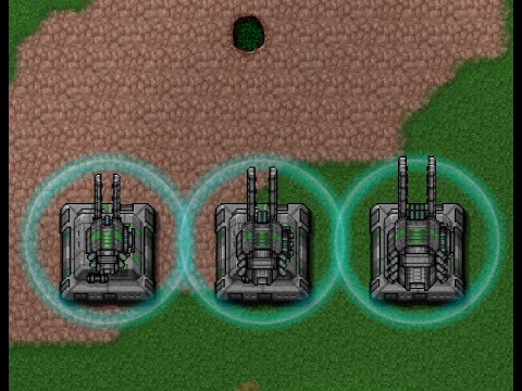 Rusted Warfare: experimental AA beam artillery (major experimentals mod)