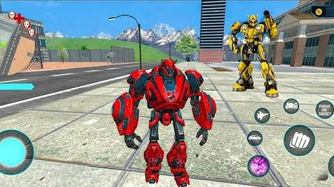 Red Mirage Multiple Transformation Jet Robot Car Game 2020 #2 - Android Gameplay