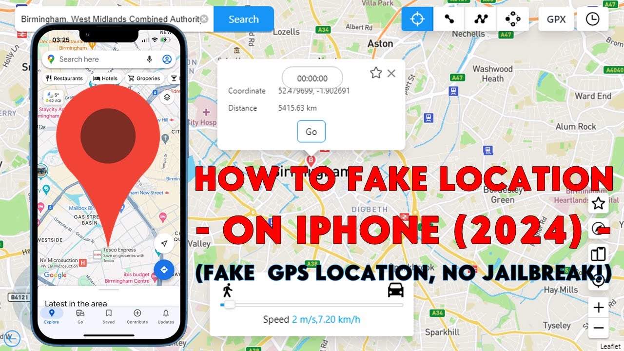 How to Fake Your Location on iPhone 2024 ✅ FonesGo (For Social Apps & Games) - [romshillzz]
