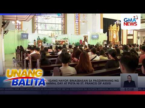 Ilang alagang hayop, binasbasan sa pagdiriwang ng World Animal Day at Pista... | Unang Hirit