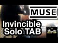 Invincible - Muse (Solo Cover + TAB)