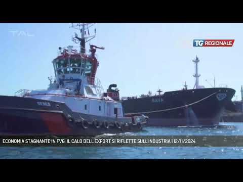 ECONOMIA STAGNANTE IN FVG: IL CALO DELL'EXPORT SI RIFLETTE SULL'INDUSTRIA | 12/11/2024