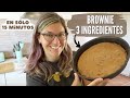 BROWNIE 3 INGREDIENTES Fácil y Rápido en 15 MINUTOS