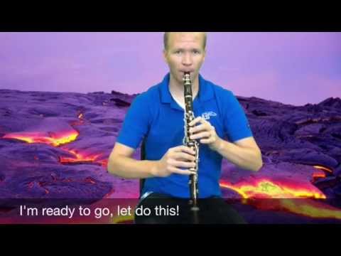 How to Hold the Clarinet - Hand Position - YouTube