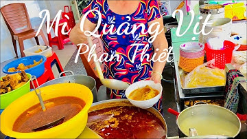 Mì Quảng Vịt - Review Ăn sáng Phan Thiết