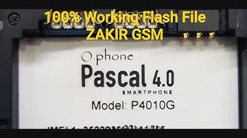 O.Phone P4010G MT6580 scatter Flash File Firmware 100% Tested