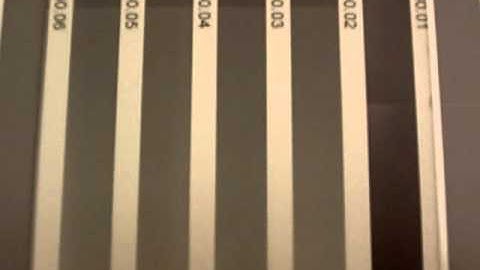 Pitch test for lenticular imaging