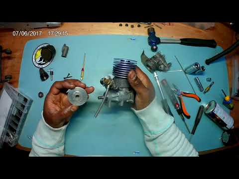 kyosho Mad Force GX21 エンジン KYOSHO MAD FORCE GX21 Engine Crankcase Case Replacement - YouTube